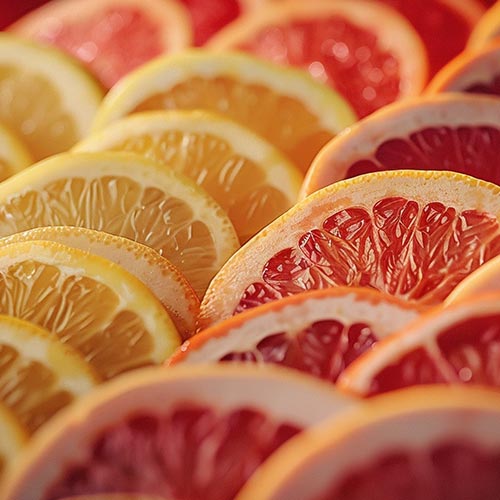 sliced oranges and grapefruits